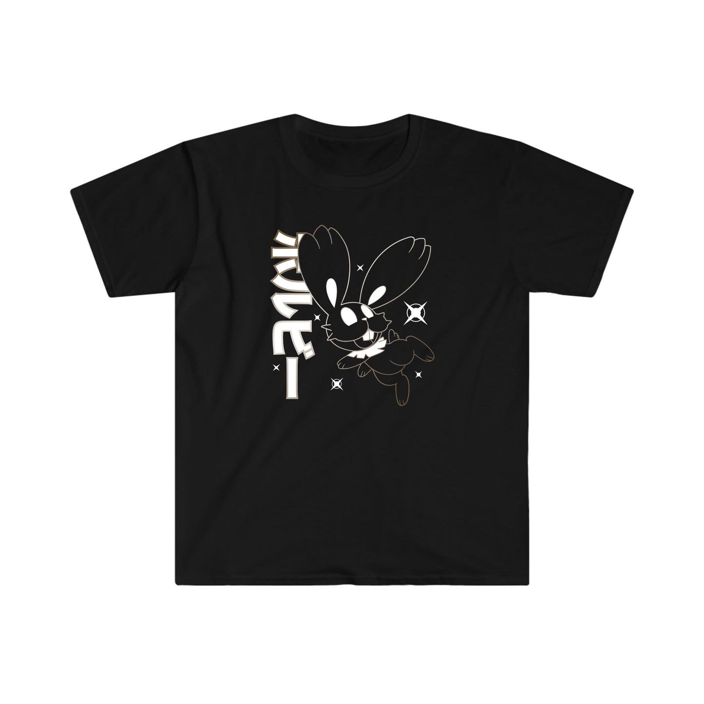 Bunnelby Black T-Shirt